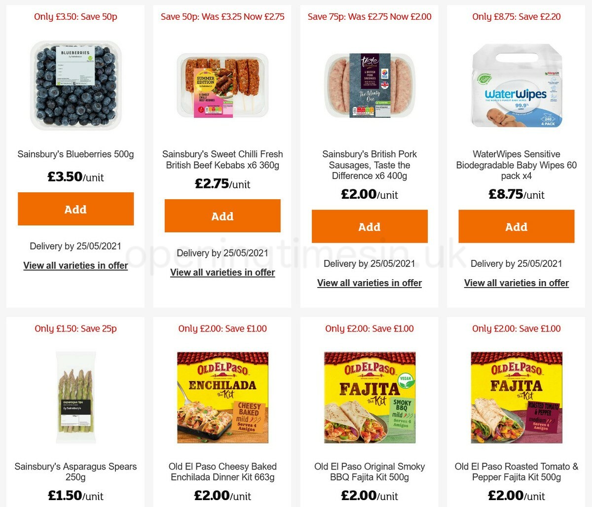 Sainsbury's Offers from 14 May