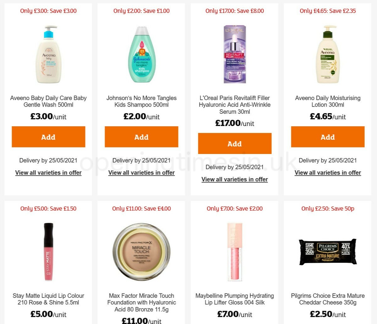 Sainsbury's Offers from 14 May