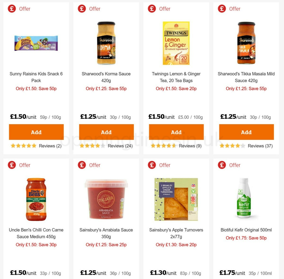 Sainsbury's Offers from 14 May