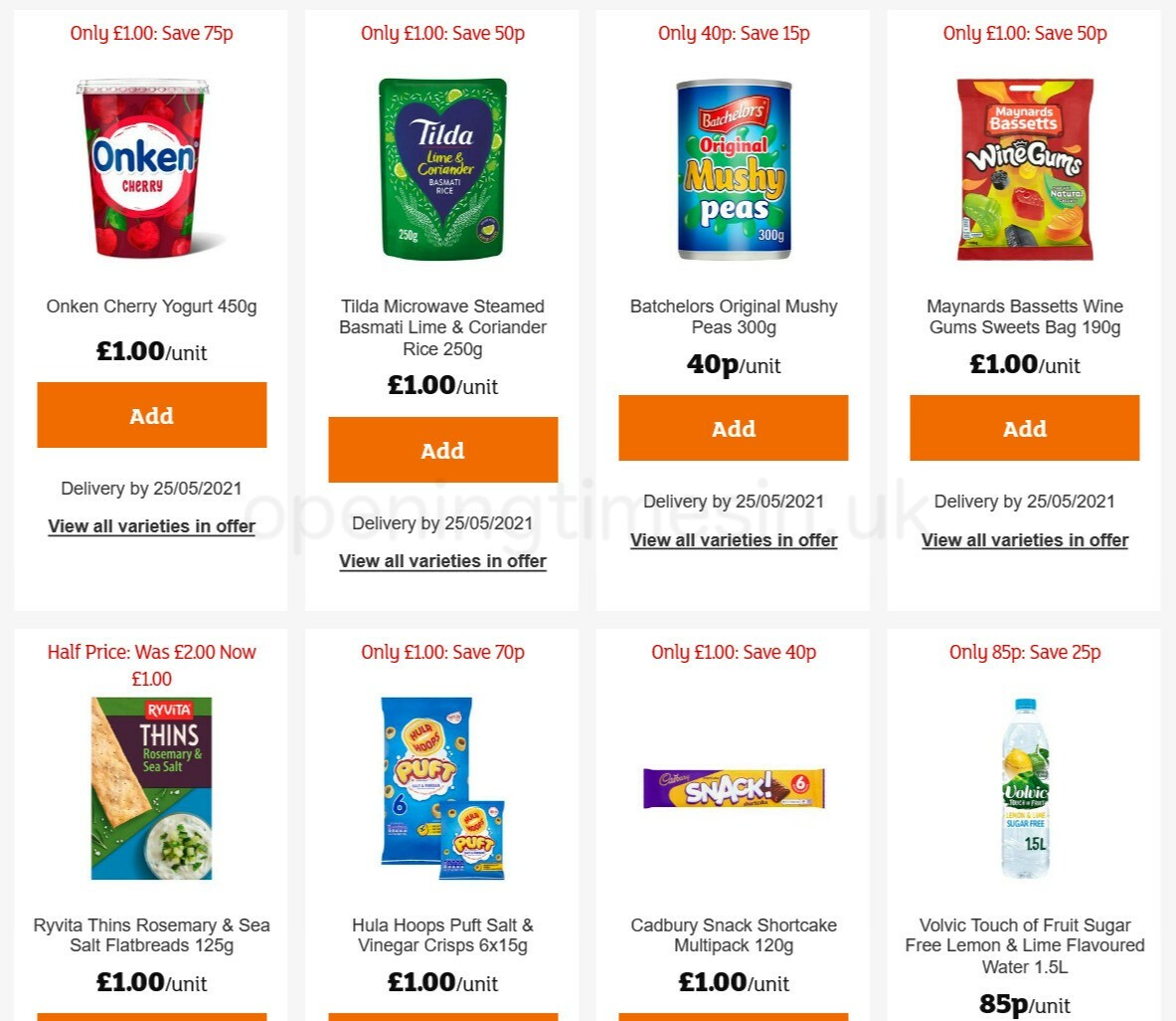 Sainsbury's Offers from 21 May