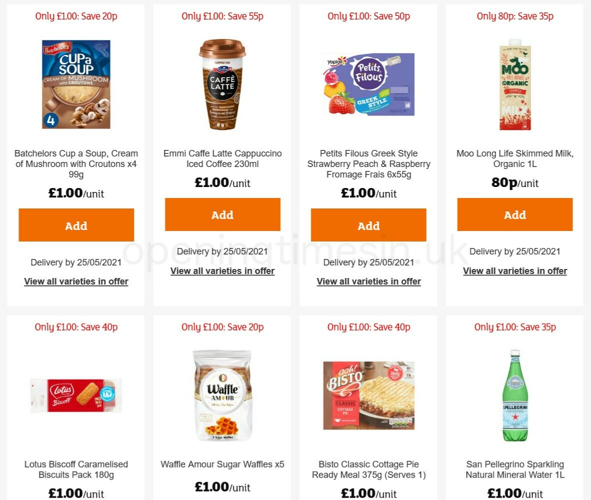 Sainsbury's Offers from 21 May