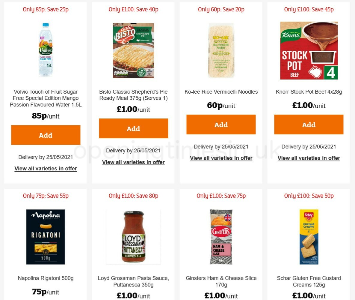 Sainsbury's Offers from 21 May