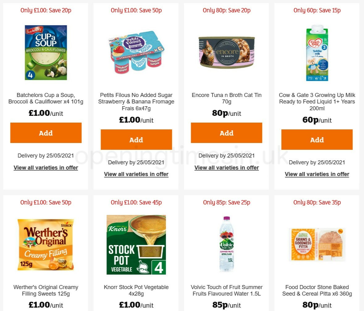 Sainsbury's Offers from 21 May