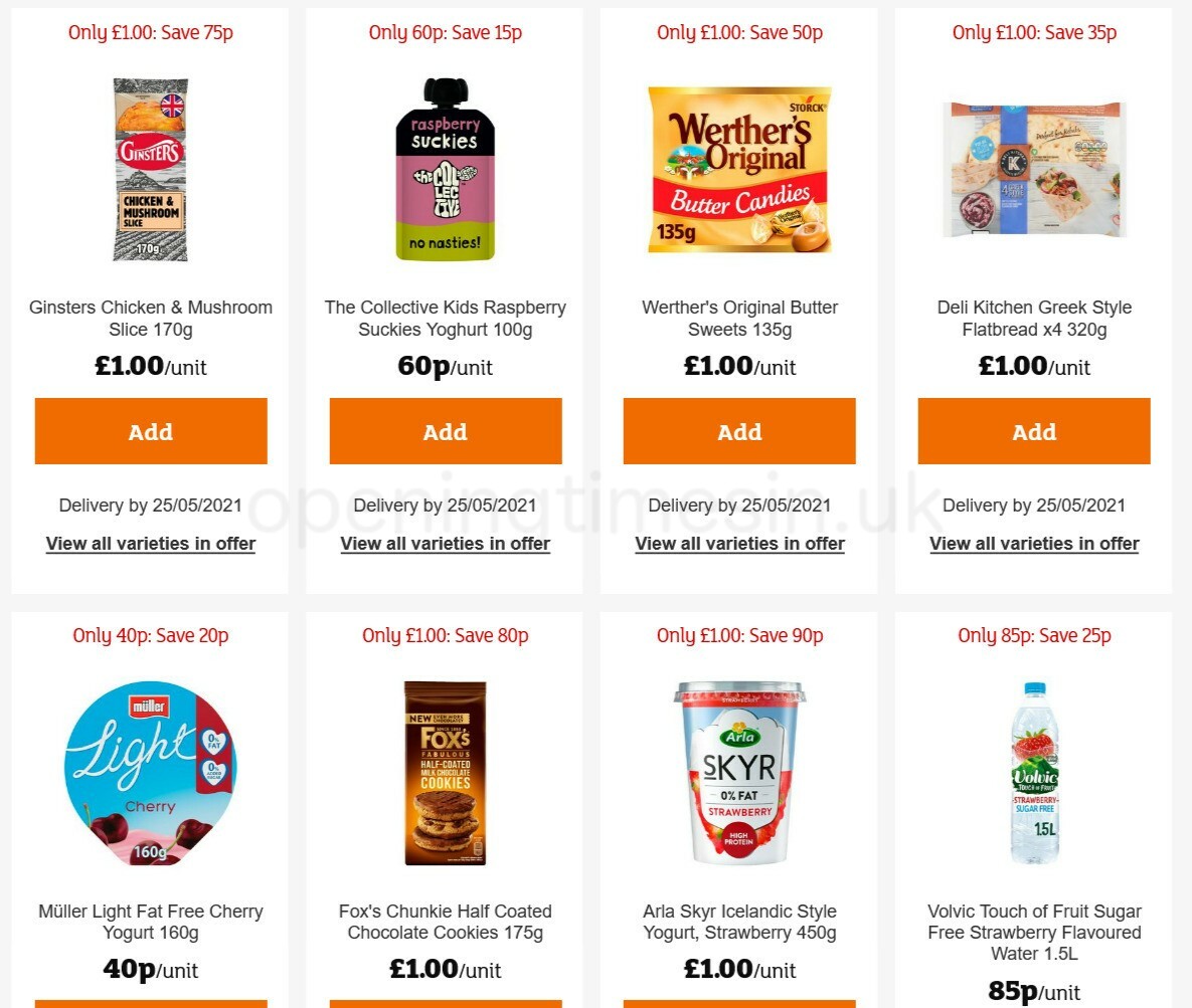 Sainsbury's Offers from 21 May