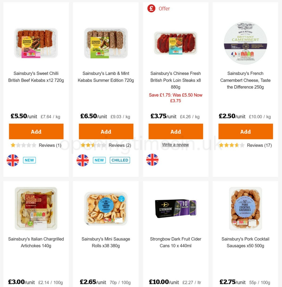 Sainsbury's Offers from 17 June