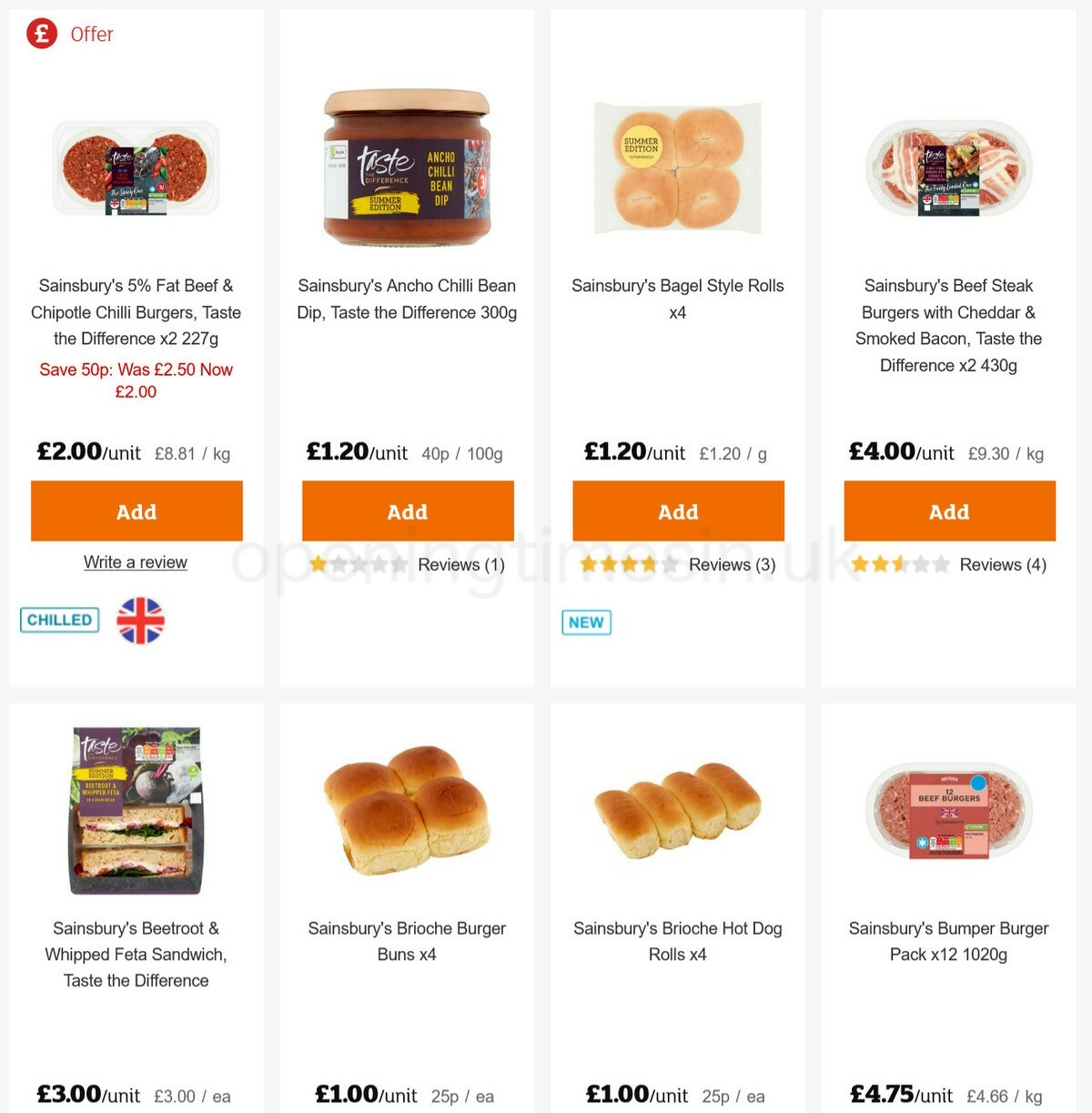 Sainsbury's Offers from 17 June