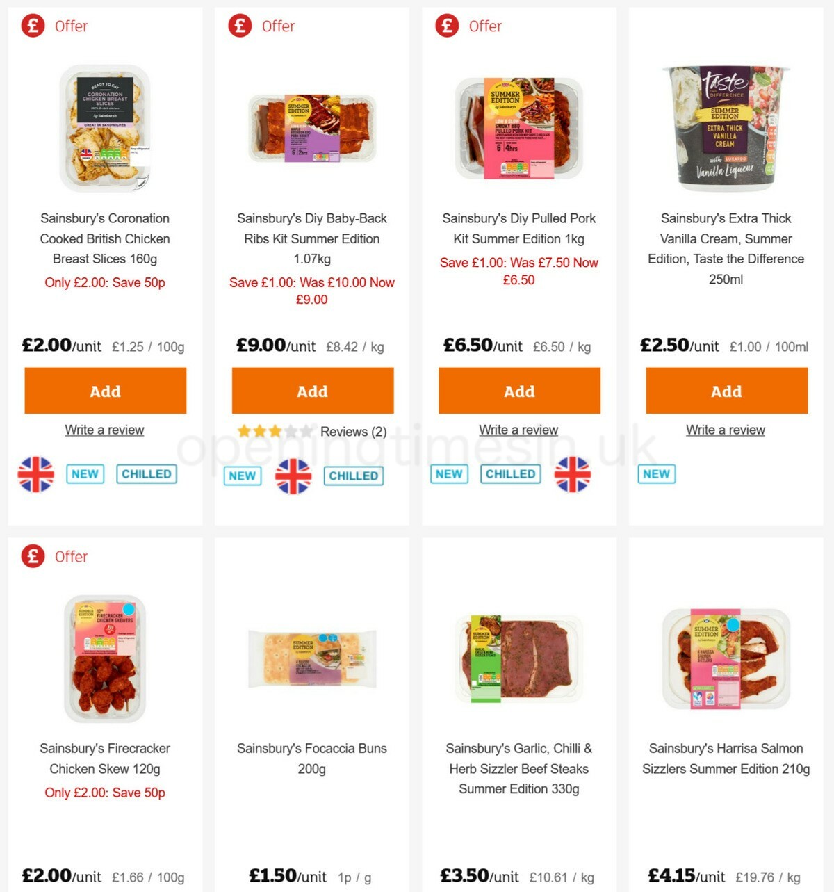 Sainsbury's Offers from 17 June