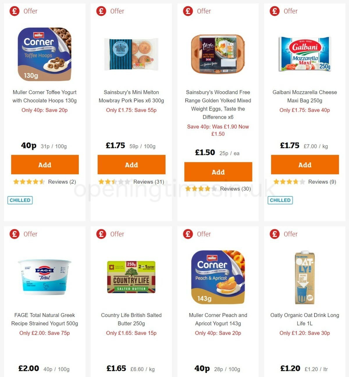 Sainsbury's Offers from 11 November