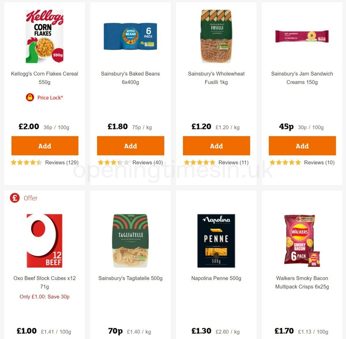 Sainsbury's Offers from 17 December