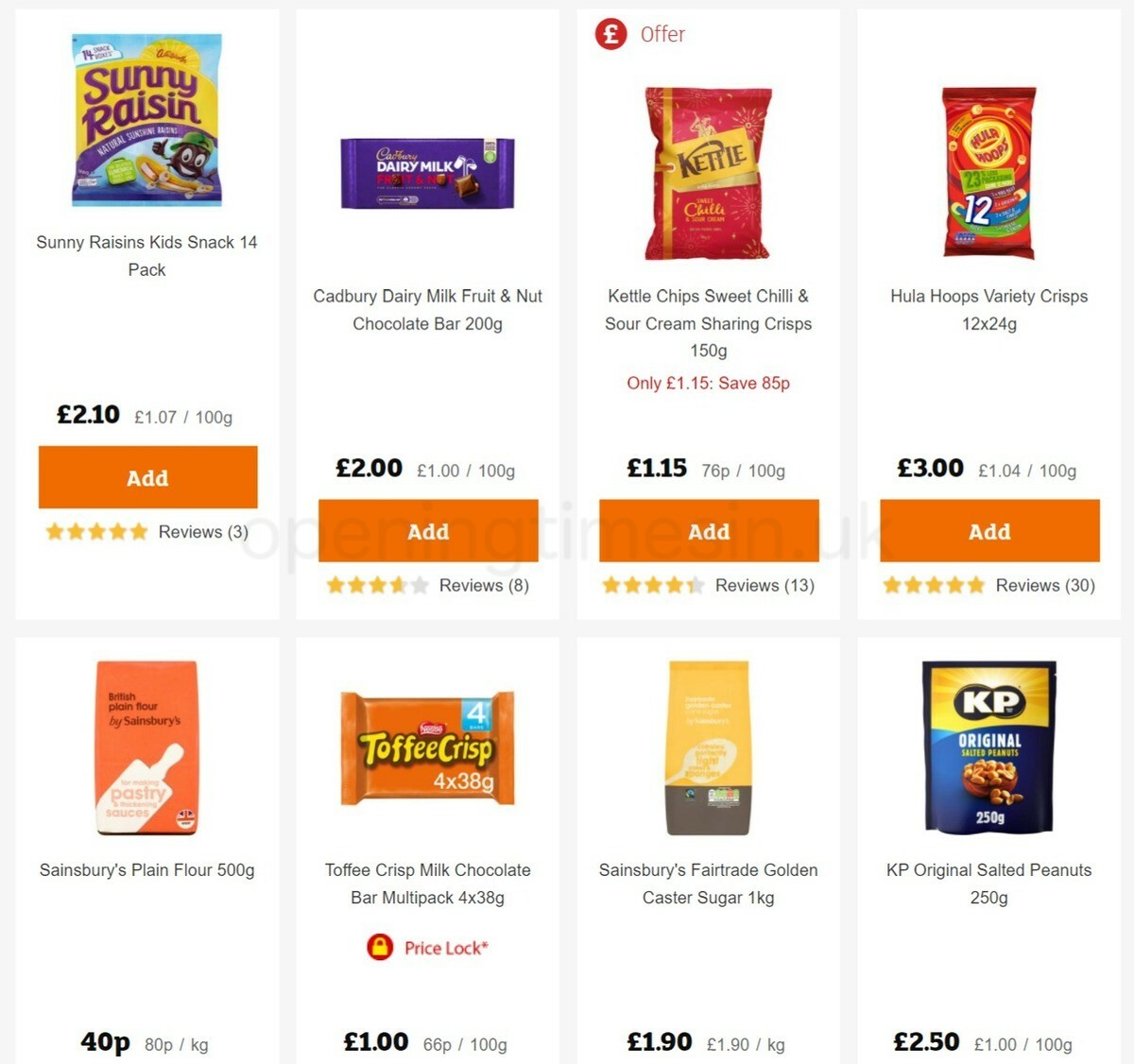 Sainsbury's Offers from 17 December