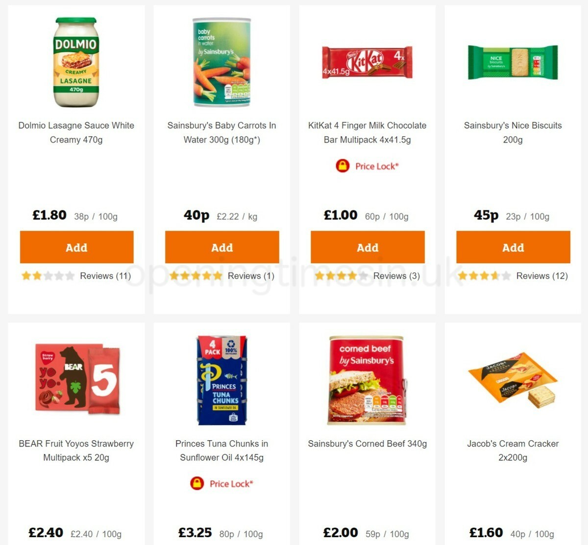 Sainsbury's Offers from 17 December