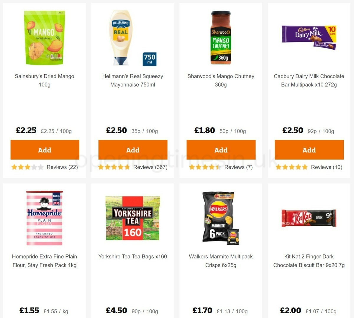 Sainsbury's Offers from 17 December