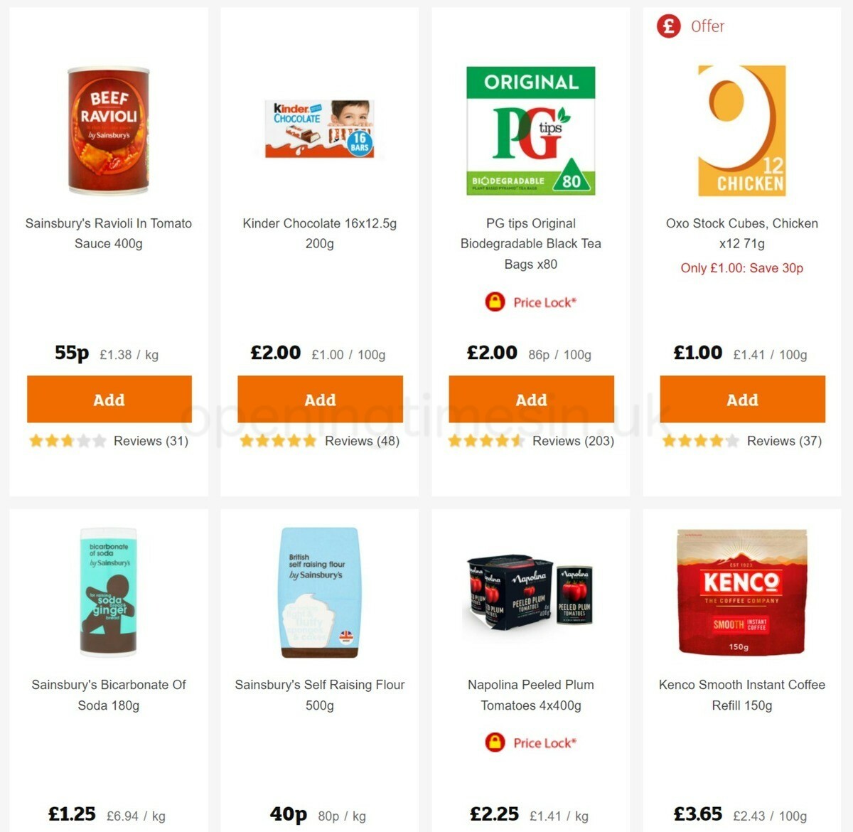 Sainsbury's Offers from 17 December