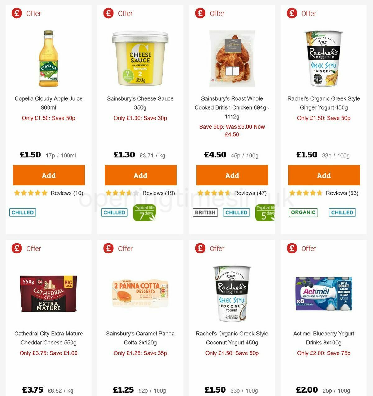 Sainsbury's Offers from 11 February