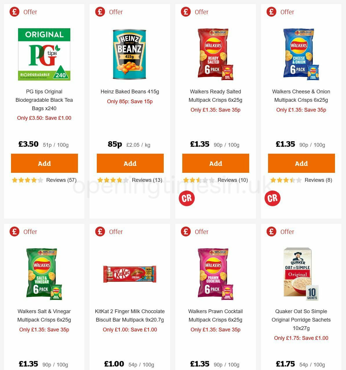 Sainsbury's Offers from 11 February