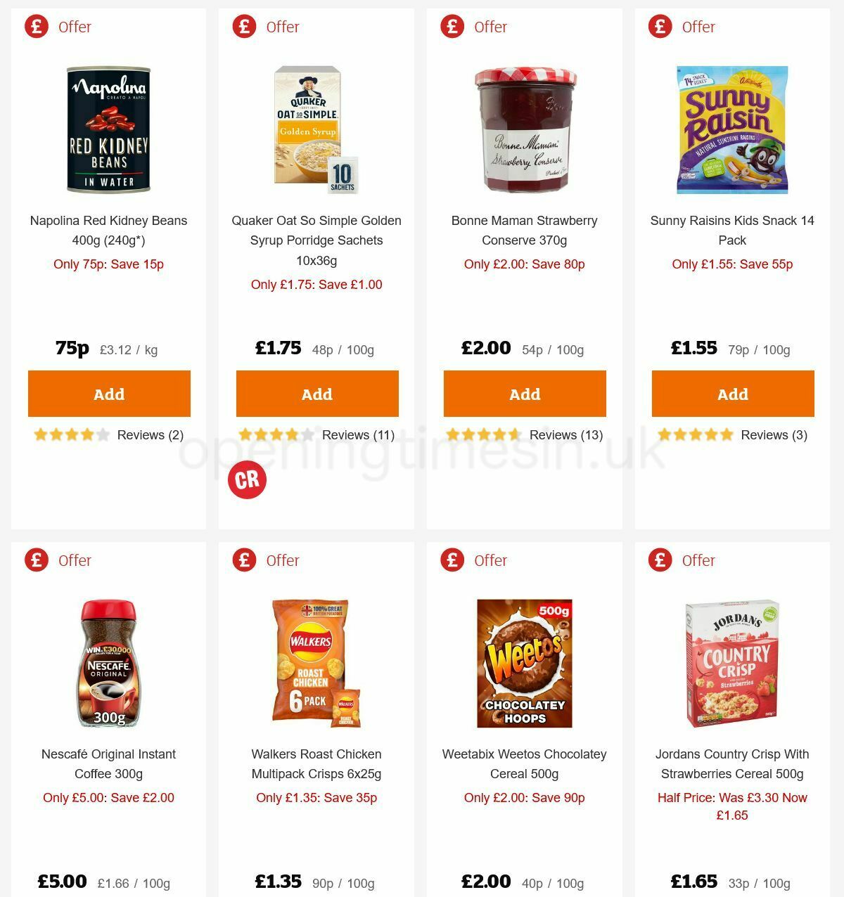 Sainsbury's Offers from 11 February