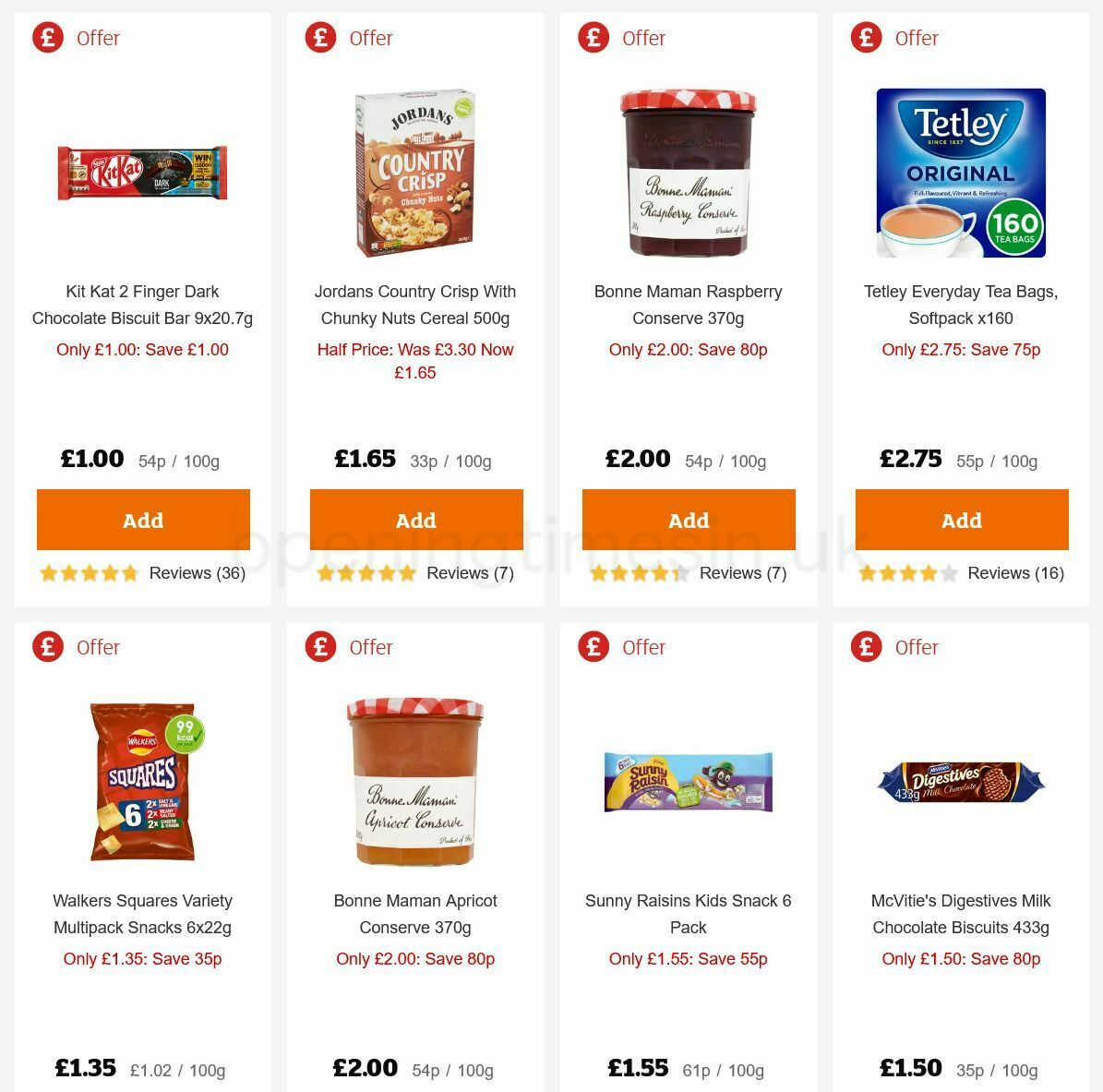 Sainsbury's Offers from 11 February