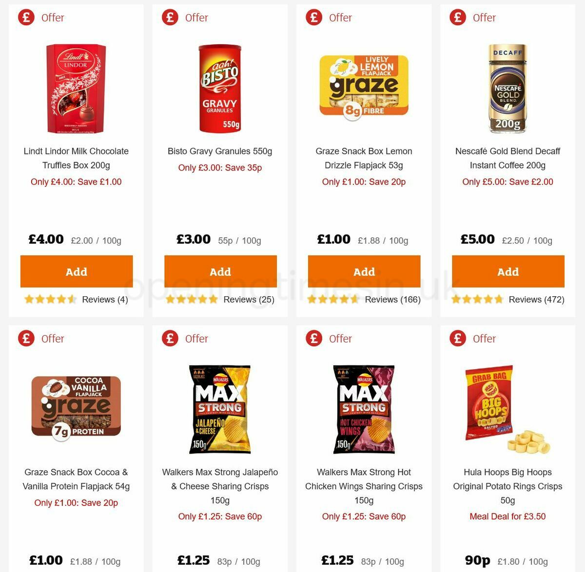 Sainsbury's Offers from 11 February