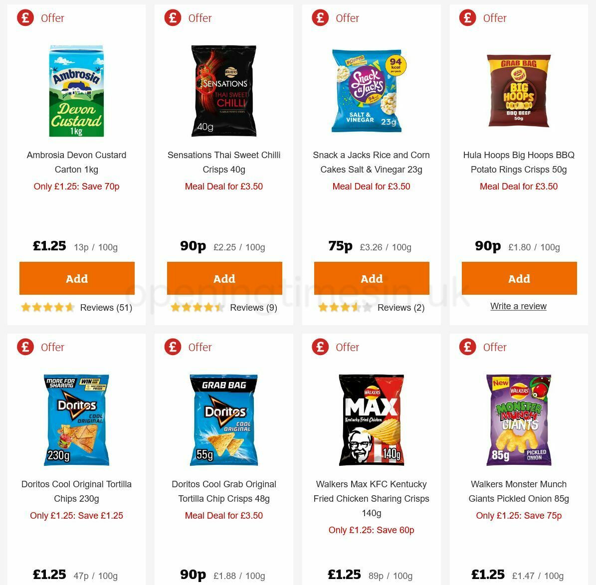 Sainsbury's Offers from 11 February