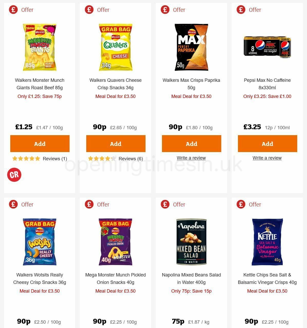 Sainsbury's Offers from 11 February