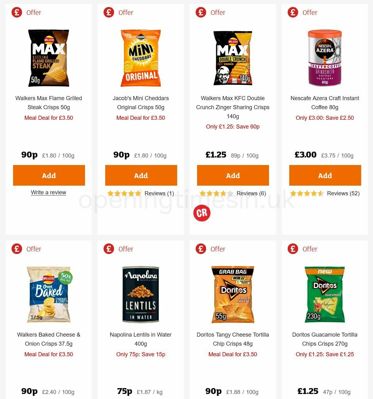 Sainsbury's Offers from 11 February