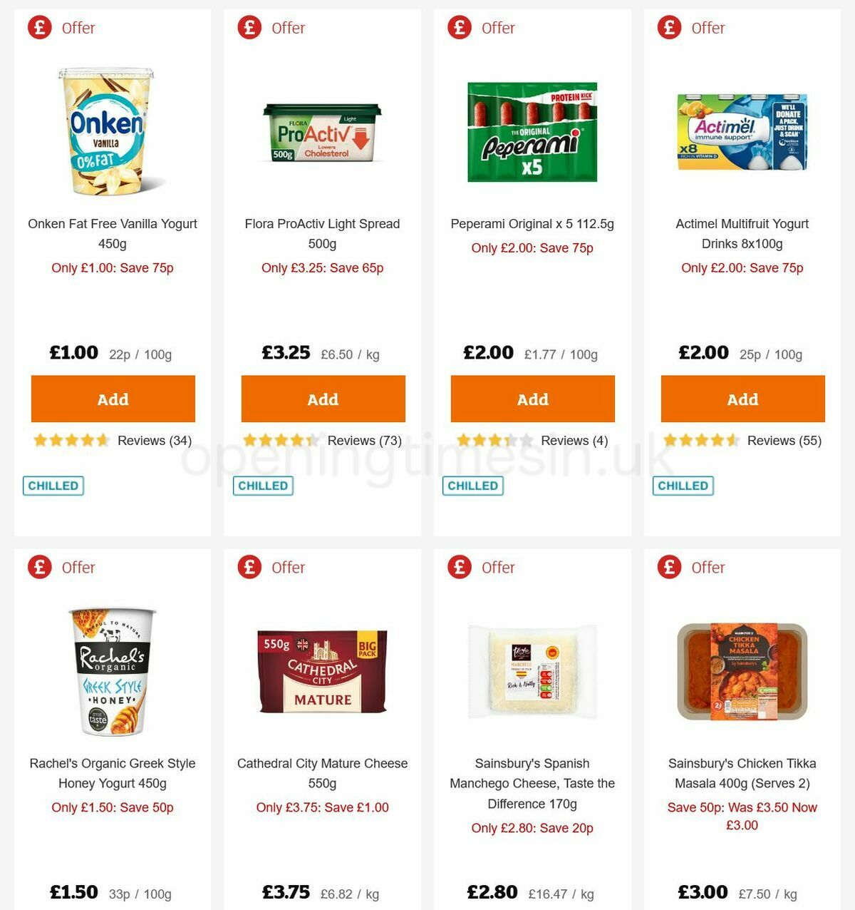 Sainsbury's Offers from 11 February