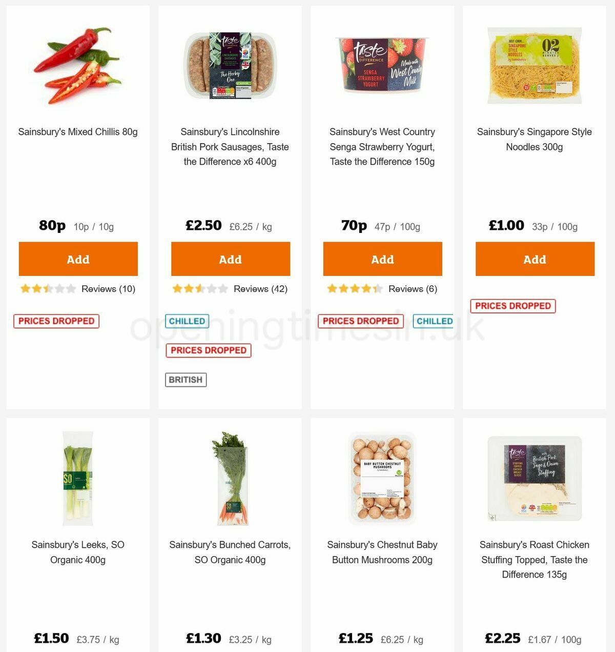 Sainsbury's Offers from 3 March