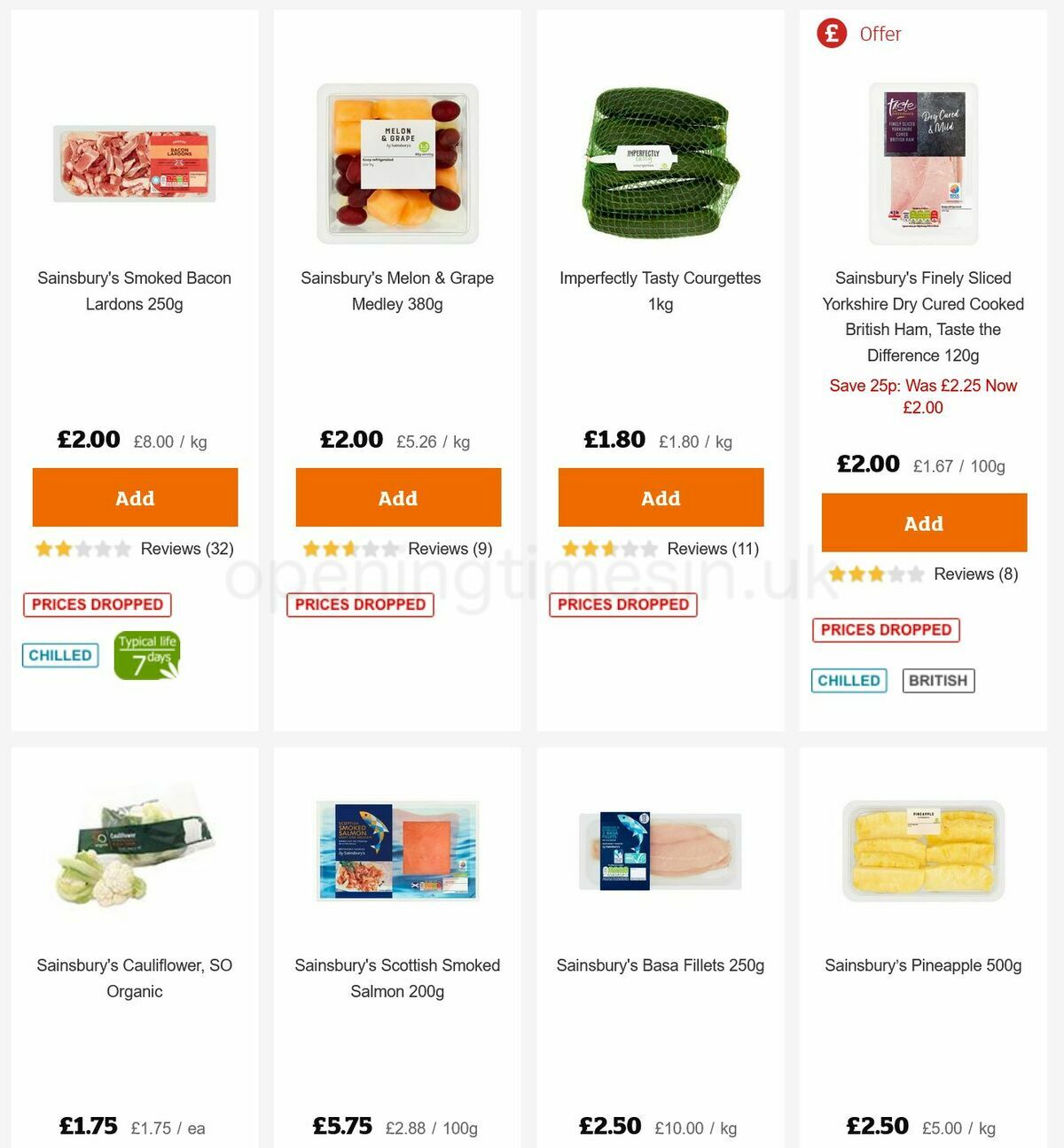 Sainsbury's Offers from 3 March