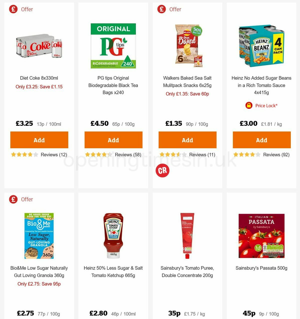 Sainsbury's Offers from 3 March