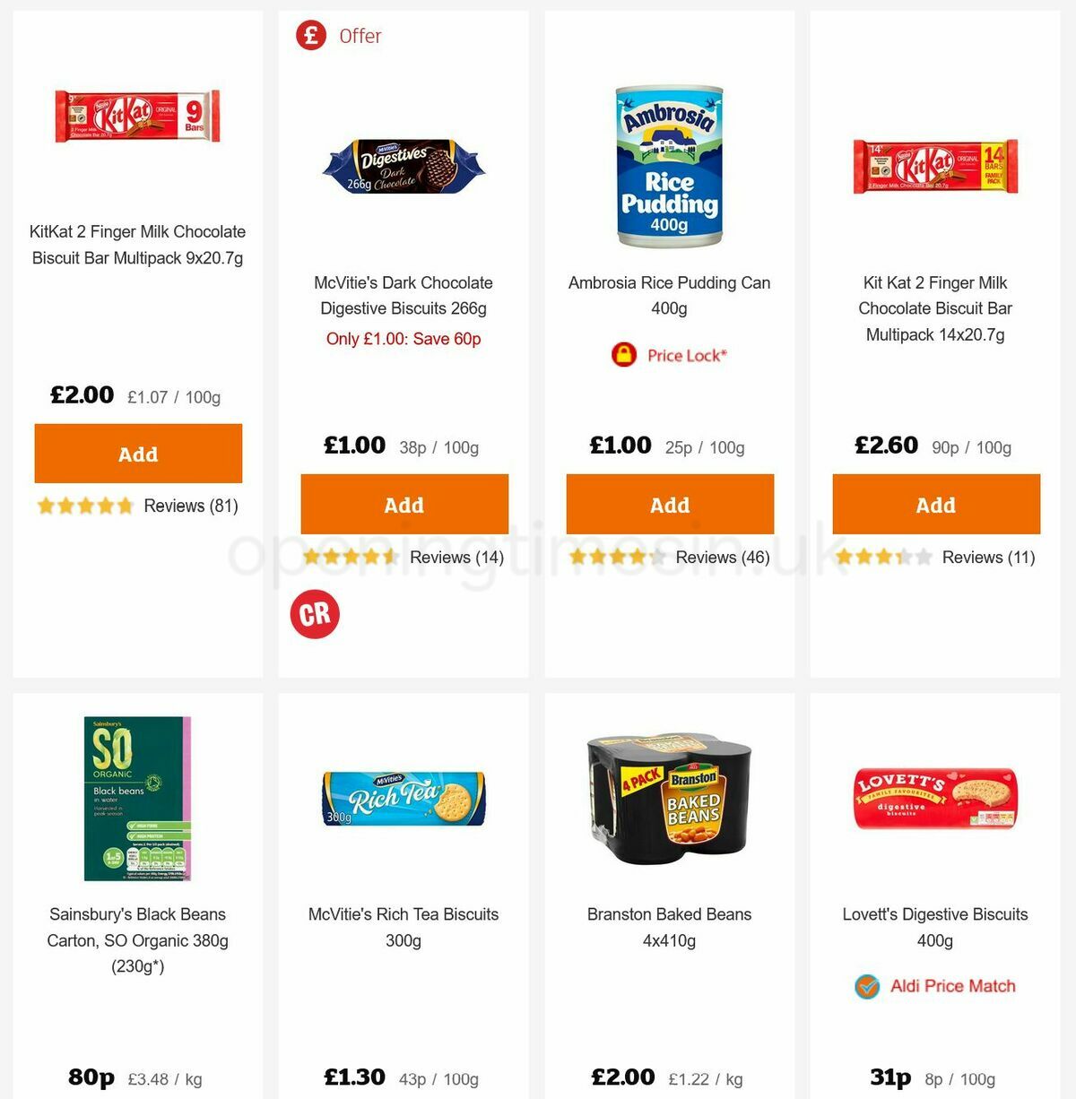 Sainsbury's Offers from 3 March