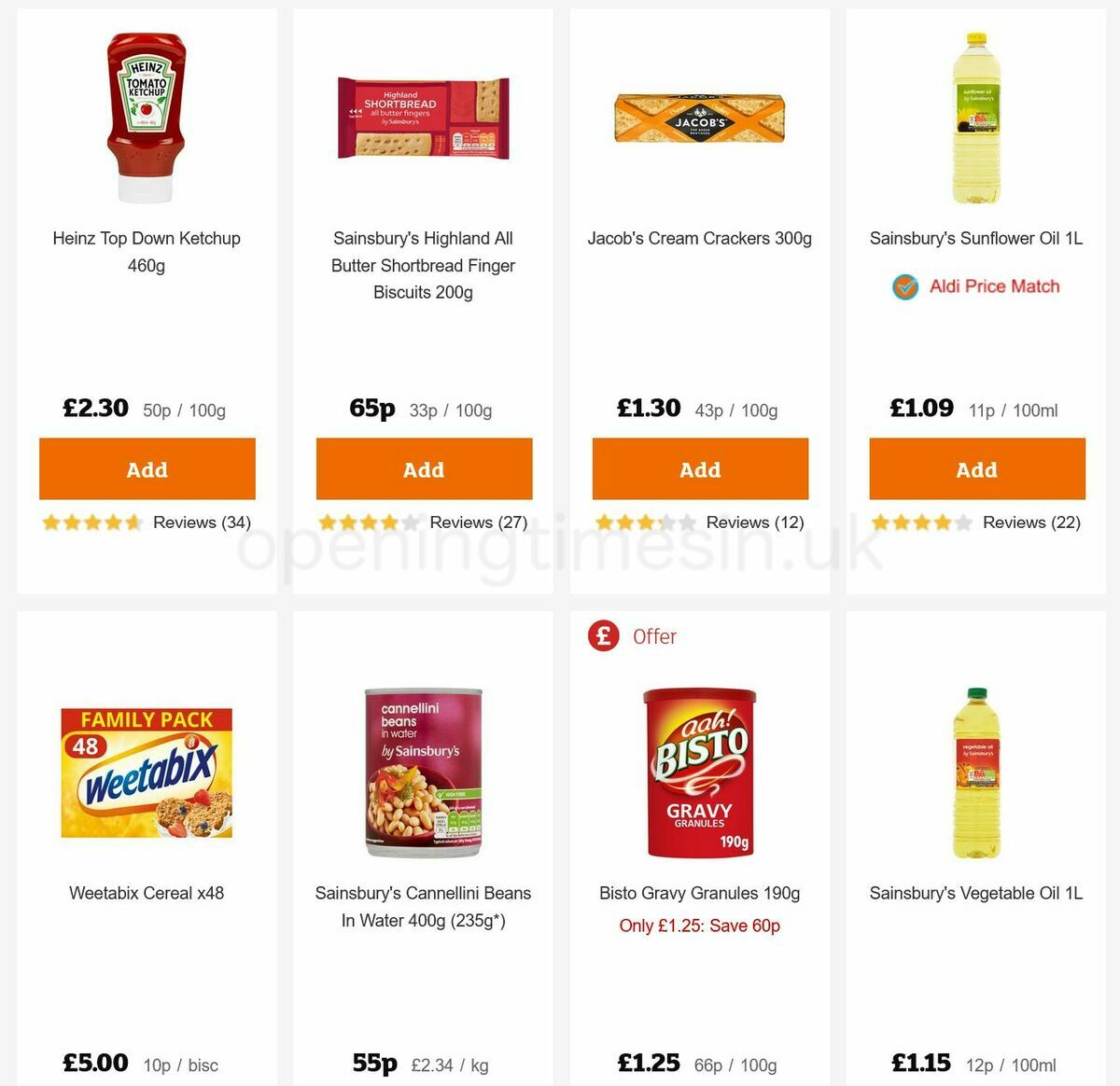 Sainsbury's Offers from 3 March