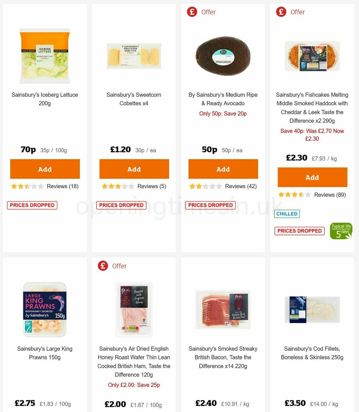 Sainsbury's Offers from 3 March