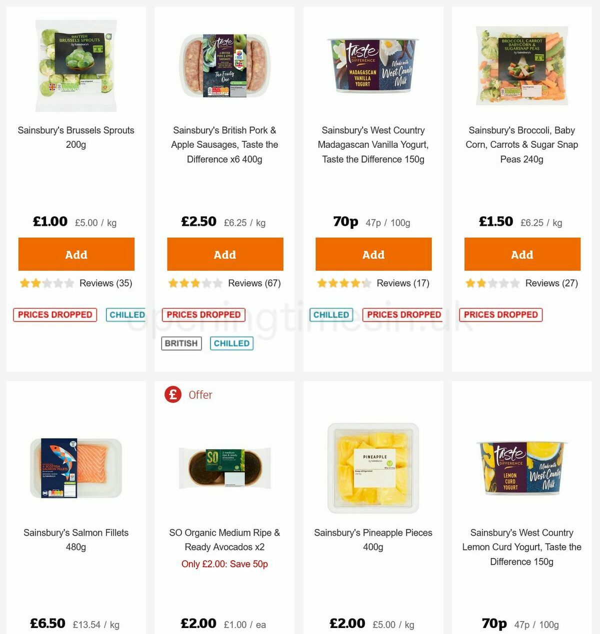 Sainsbury's Offers from 3 March