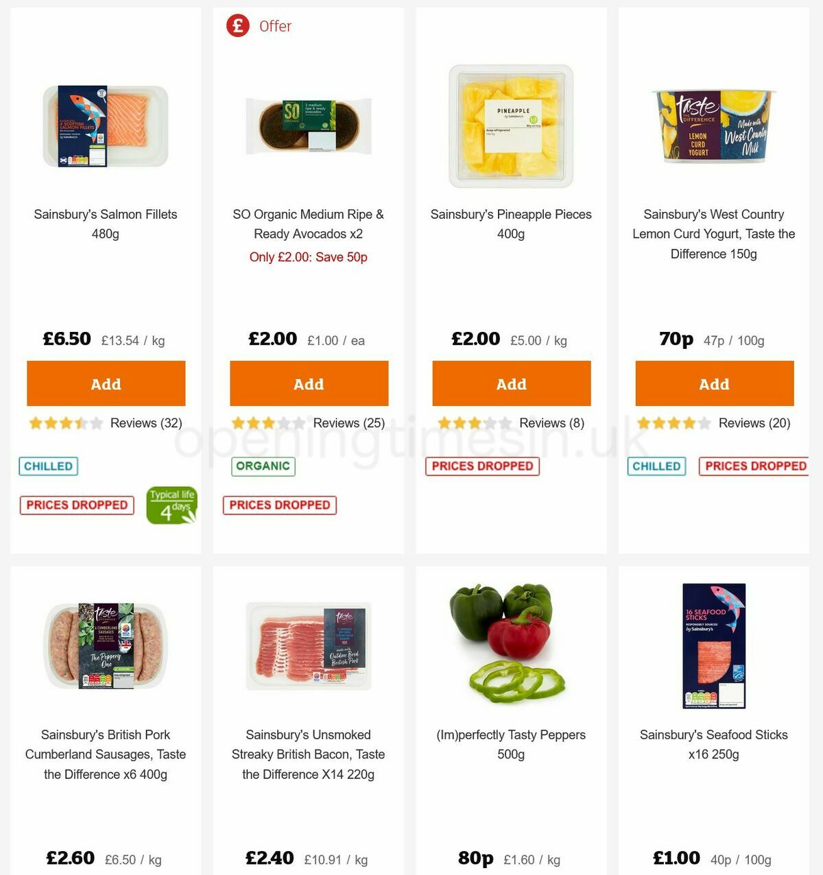 Sainsbury's Offers from 3 March