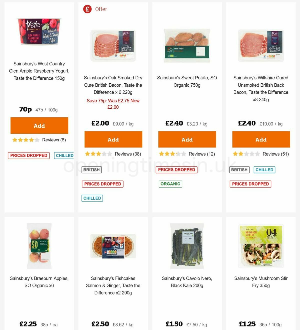 Sainsbury's Offers from 3 March