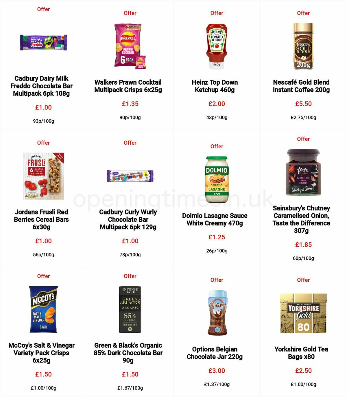 Sainsbury's Offers from 24 June