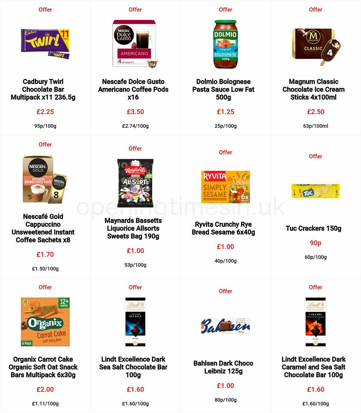 Sainsbury's Offers from 24 June