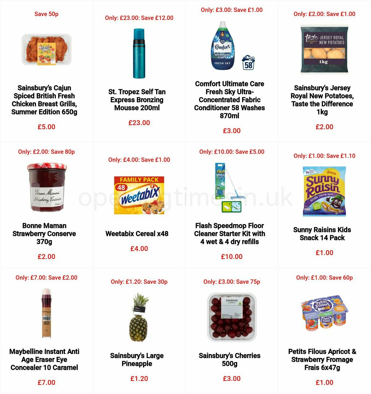 Sainsbury's Offers from 24 June