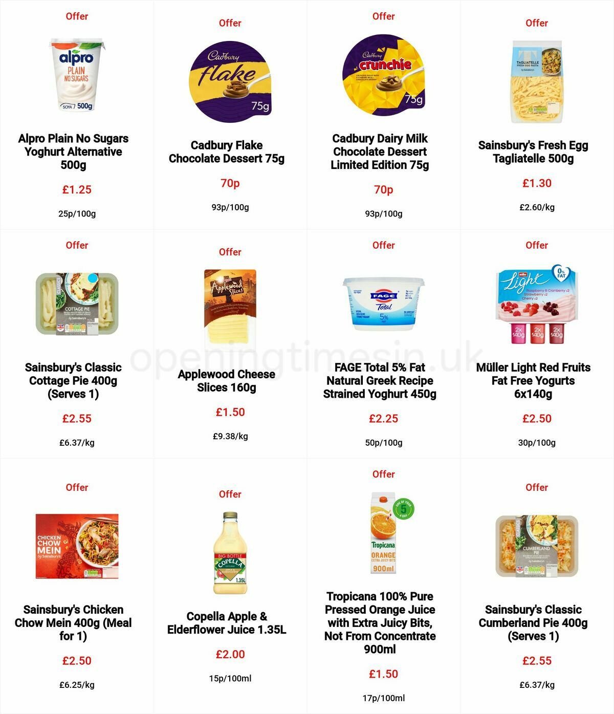 Sainsbury's Offers from 15 July