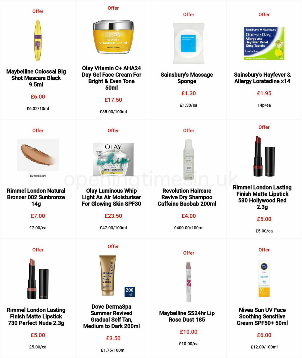 Sainsbury's Offers from 15 July