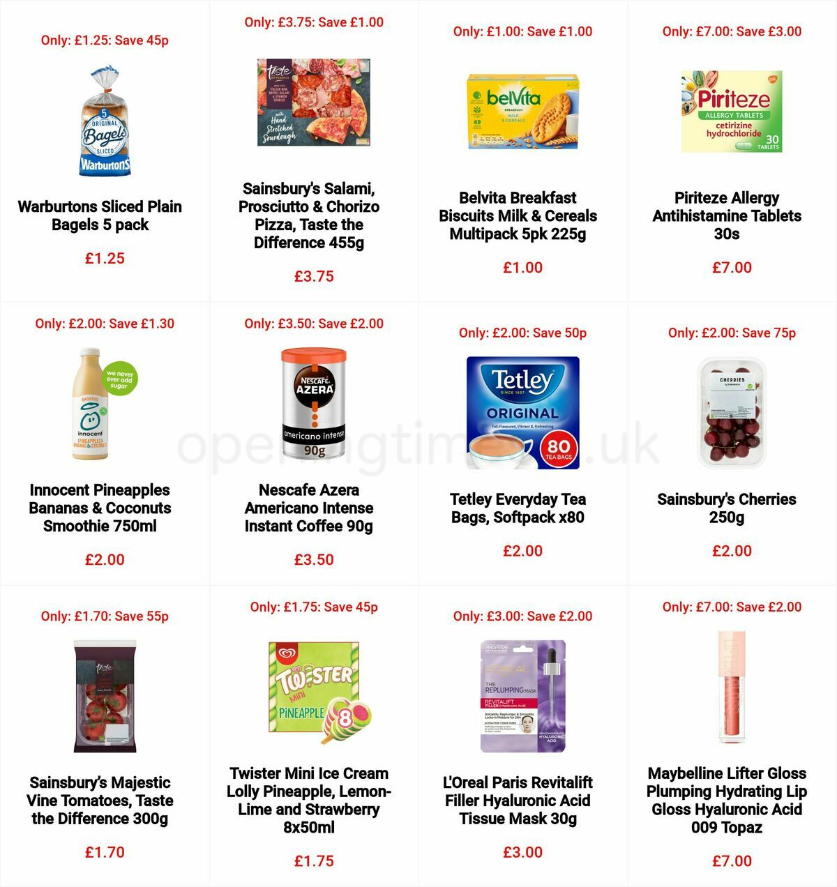 Sainsbury's Offers from 15 July