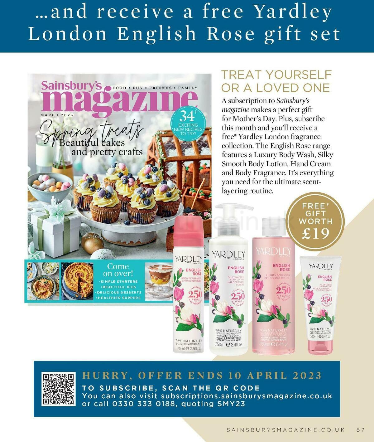 Sainsbury's Magazine March Offers from 1 March