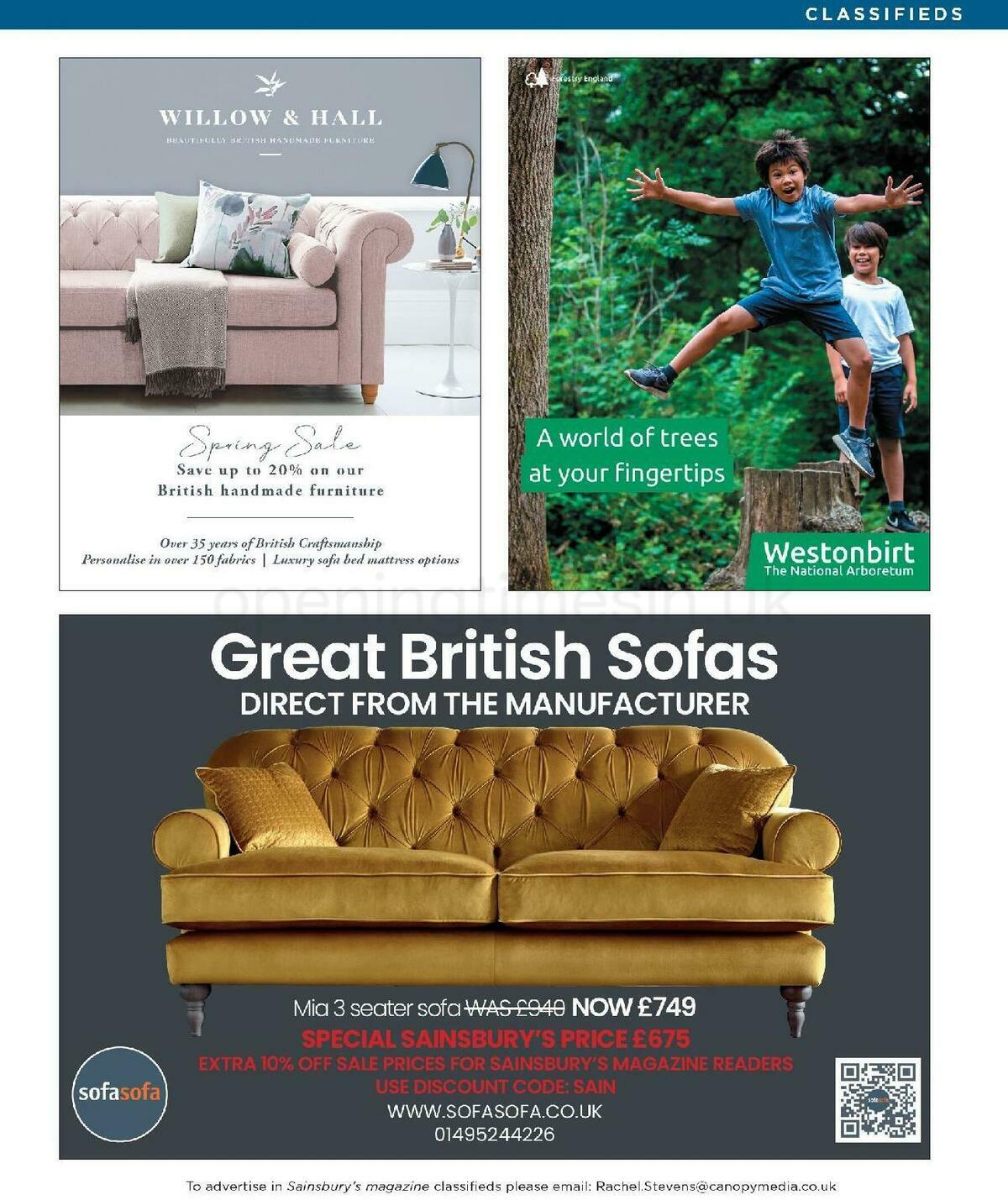 Sainsbury's Magazine May Offers from 1 May