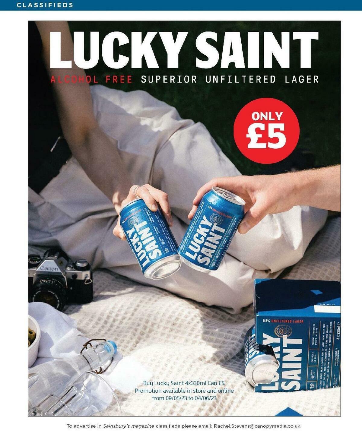 Sainsbury's Magazine May Offers from 1 May