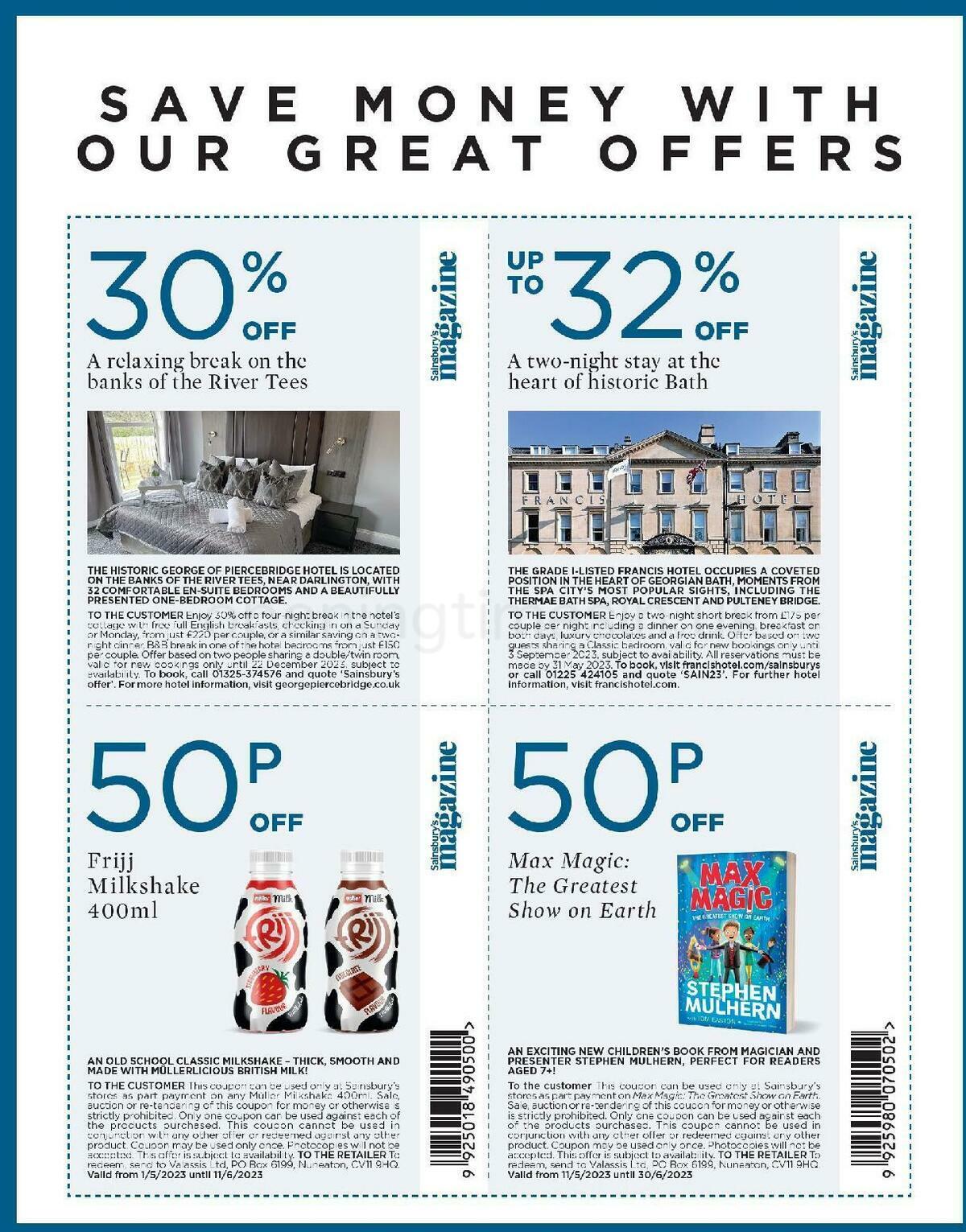 Sainsbury's Magazine May Offers from 1 May