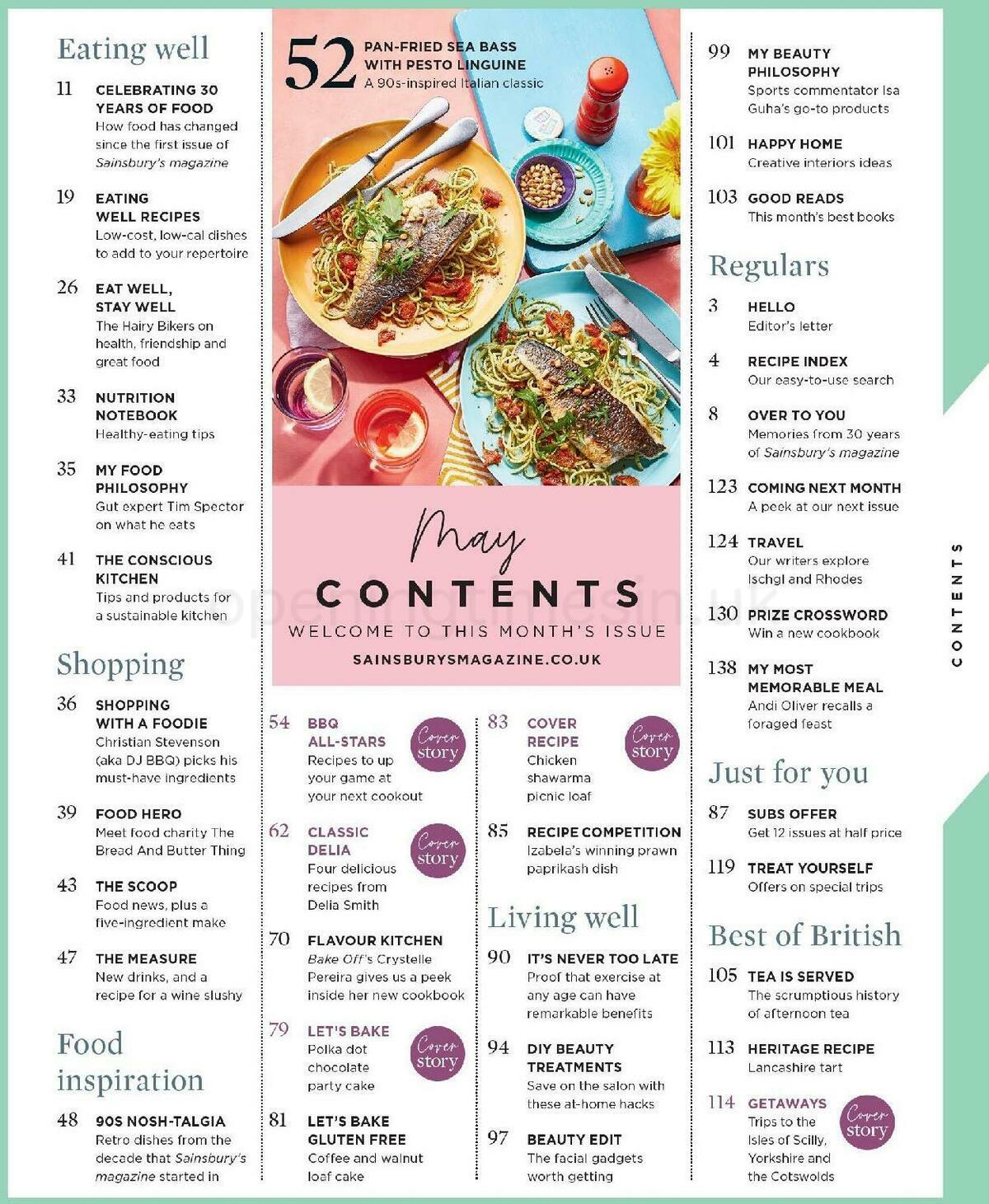 Sainsbury's Magazine May Offers from 1 May