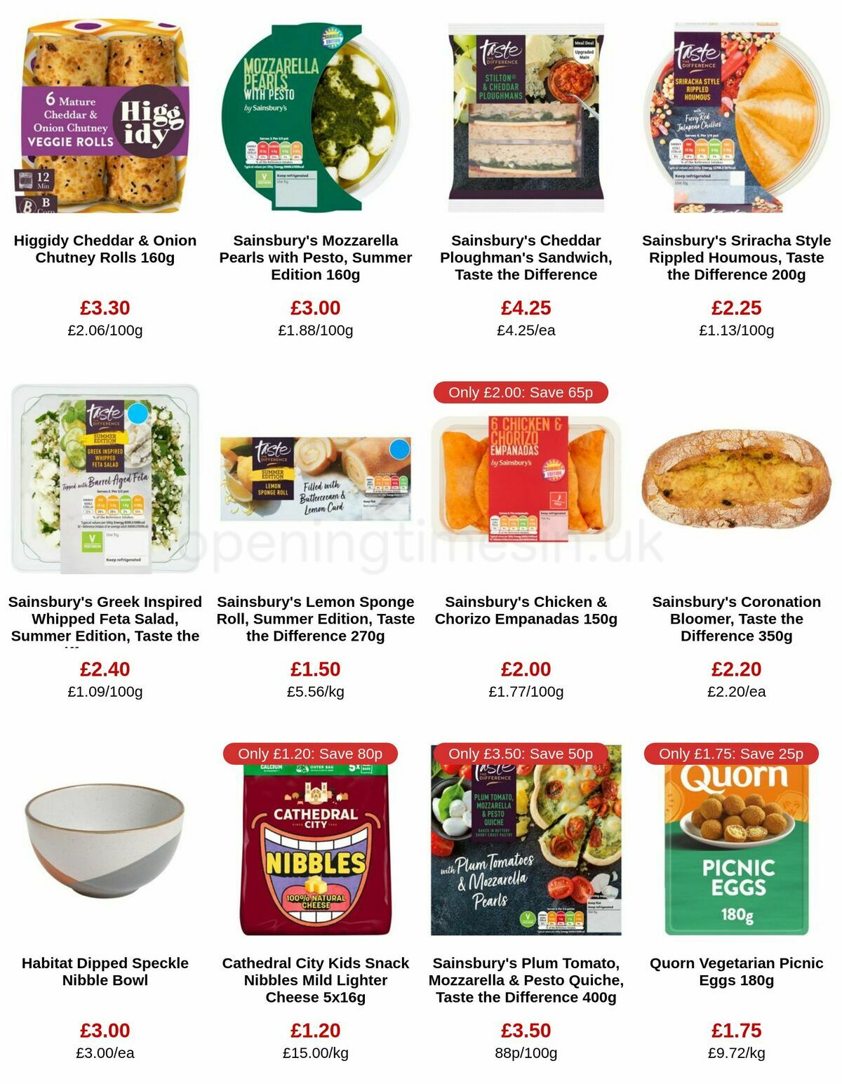 Sainsbury's Offers from 12 May