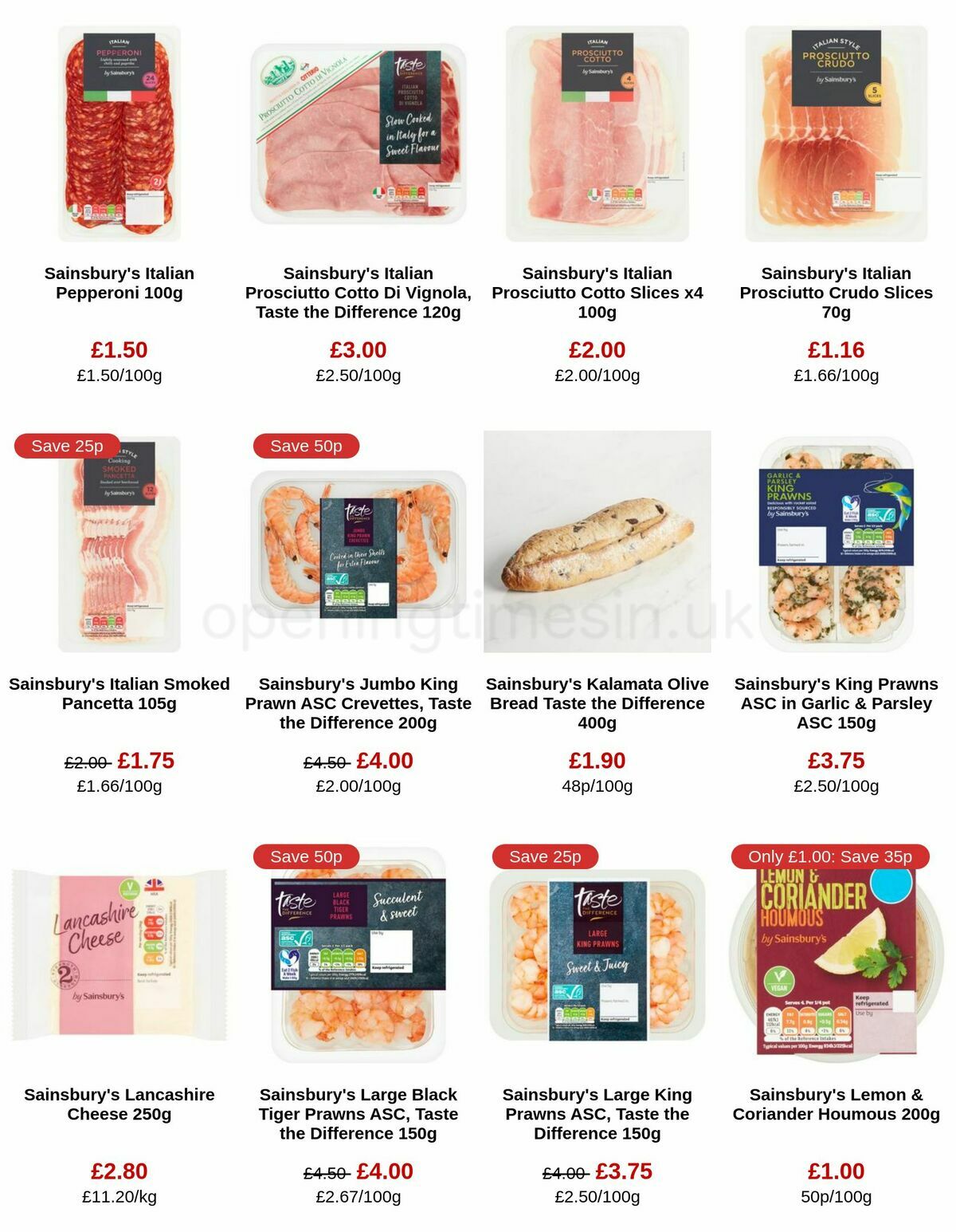 Sainsbury's Offers from 12 May