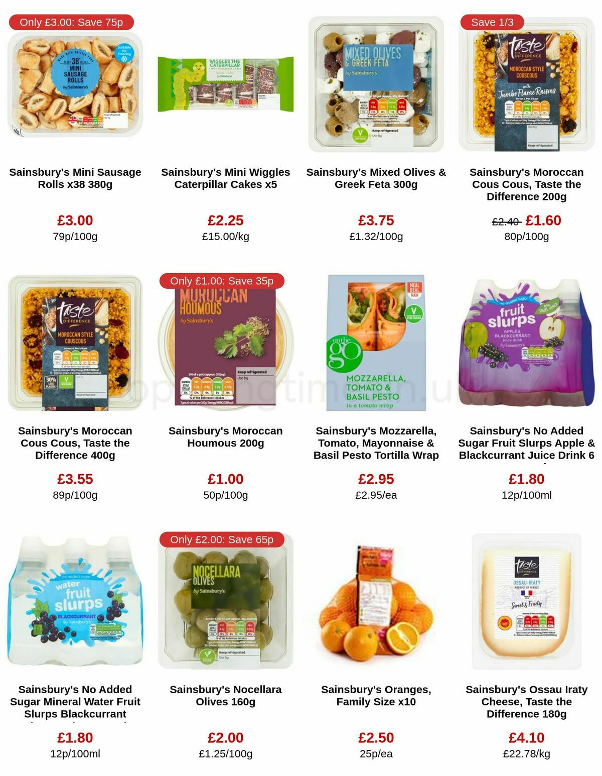 Sainsbury's Offers from 12 May