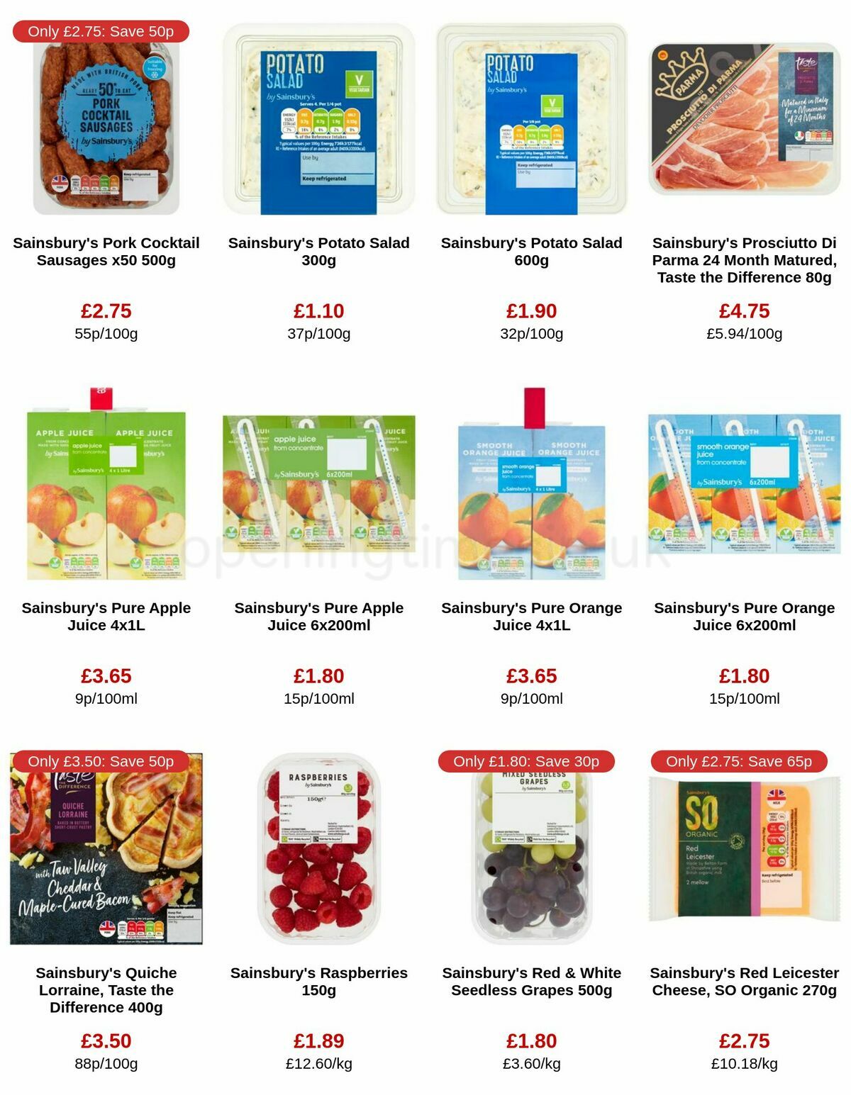 Sainsbury's Offers from 12 May